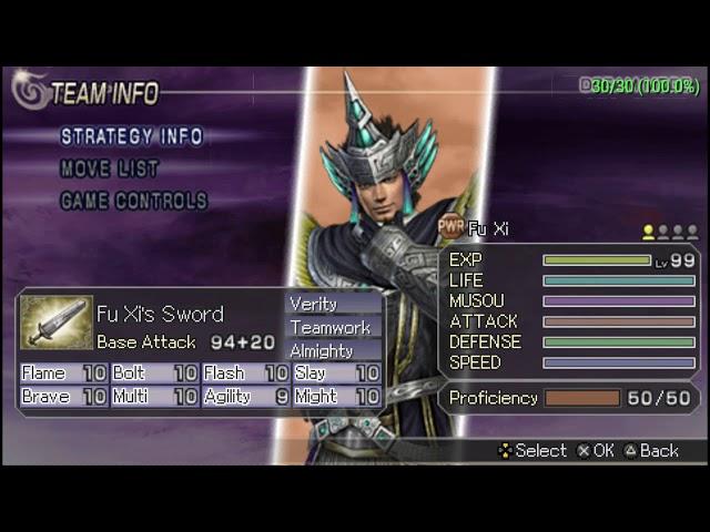 Warriors Orochi 2: Dream Stages 29-32 (Chi Bi, Nan Zhong, Sekigahara, Bai Di)(PSP)(Chaos)