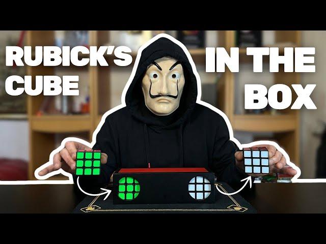 RUBIK'S CUBE IN THE BOX TRICK TUTORIAL 🪄 Gimmick Step by Step