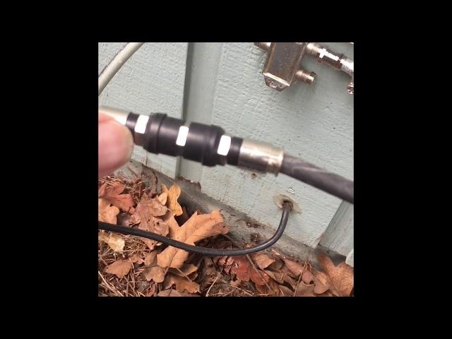 Coax Drip Loop- Why And How