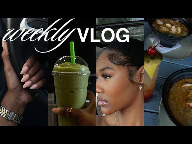 VLOG | I’m just a girl, come to my appointments w/ me, new nails, girl dinner at umami etc.