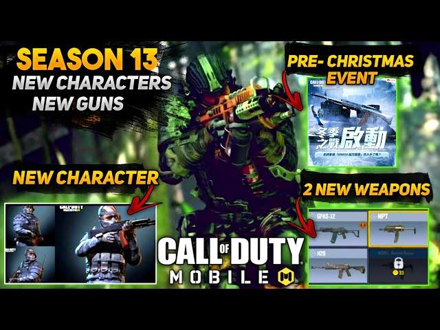 TWO NEW WEAPONS CONFIRMED | SEASON 13 NEW LEAKS | NEW MAPS , NEW GUNS , NEW EVENT | COD MOBILE