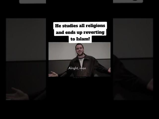 Australian men reverted to Islam. Storytelling