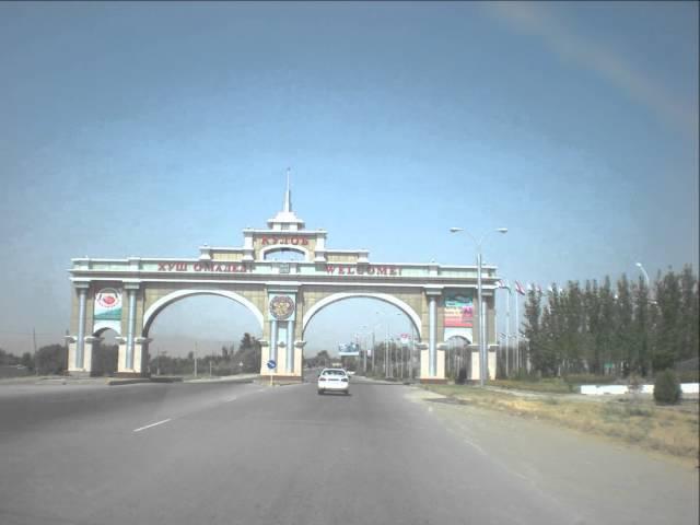 Kulob ,city in Tajikistan, beautiful buildings, before the 7.5 earthquake in Afghanistan