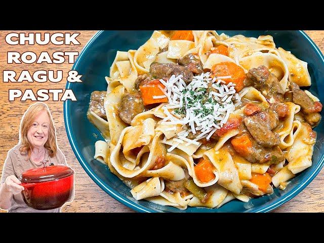 CHUCK ROAST RAGU & PASTA, A Hearty Dinner