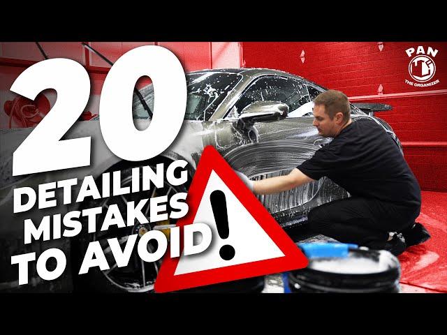 20 Top Car Detailing Mistakes you MUST avoid when washing your car!