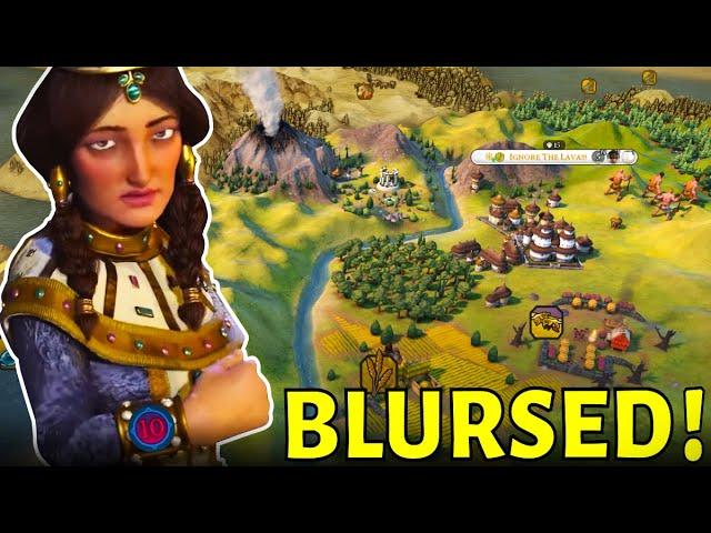 Civ 6 | I Decided To Start Under A Volcano… BLURSED?! – (#1 Deity++ Georgia Civilization VI)