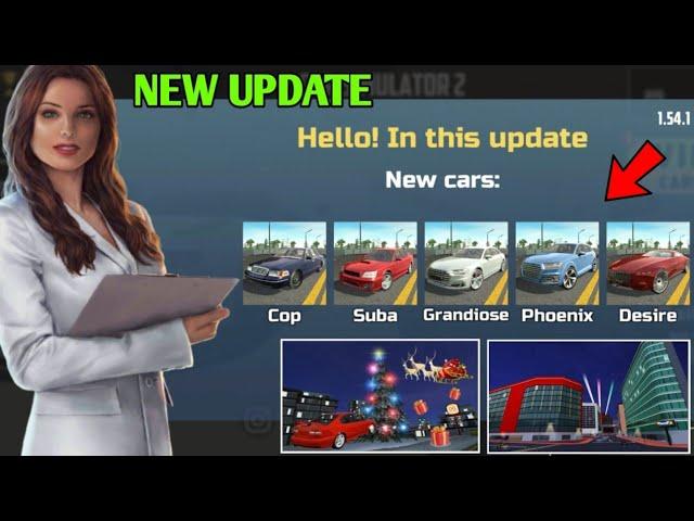 Car Simulator 2  New Update  | Version 1.54.1 | New Cars | New Garage | New City