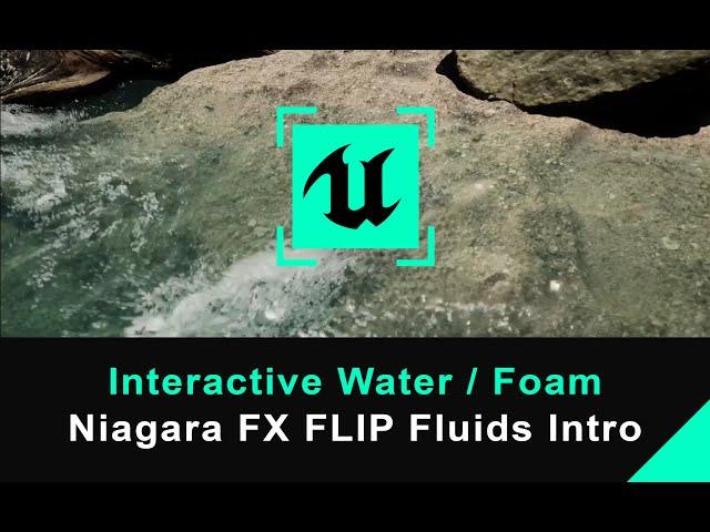 Unreal Engine 5 Tutorial - Niagara Fluids & Intro To FLIP Fluids/3D Water & Foam