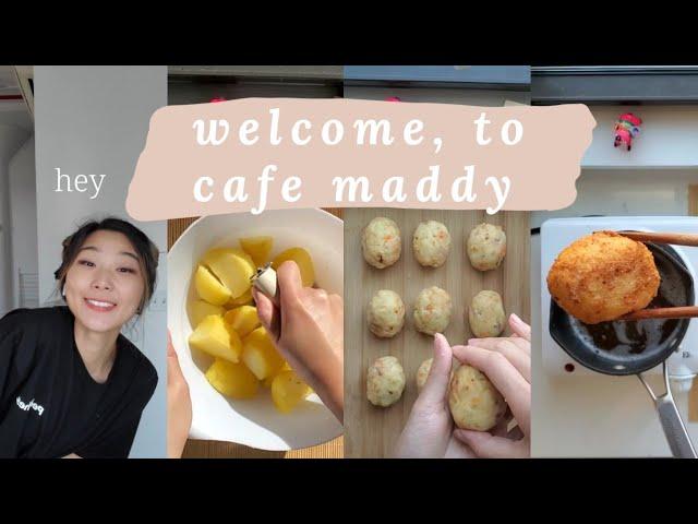 welcome to cafe maddy // why I like to cook // potato croquettes