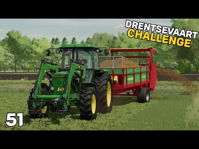 Nieuwe Kas Plaatsen, Balen Laden & Mest Uitrijden | Drentsevaart Challenge #51 | FS22