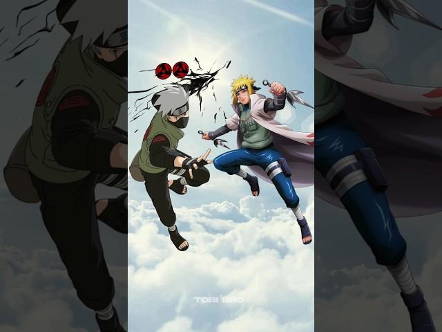 Kakashi vs Minato who is the strongest #minato #kakashi #naruto