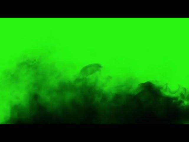 Black smoke green screen effect 2019