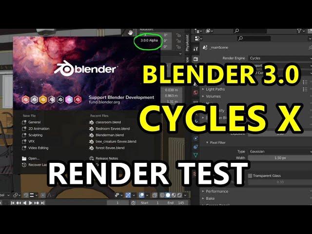 Blender 3.0 Cycles X Render Test