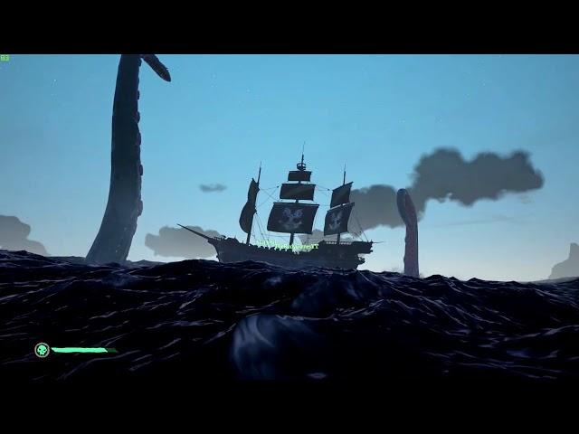 БИТВА ПРОТИВ КРАКЕНА В SEA OF THIEVES!!!