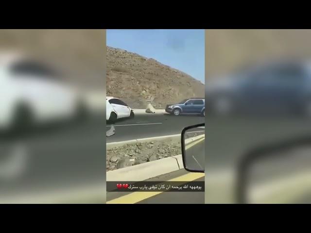 حادث لاحد طلاب الكليه التقنية بجده الله يرحمه