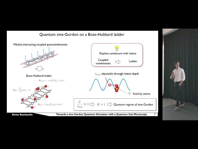 Alvise Bastianello | Towards a sine-Gordon Quantum Simulator with a Quantum Gas Microscope