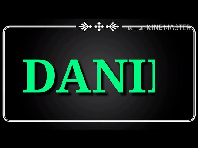 Интро для канала DANIL