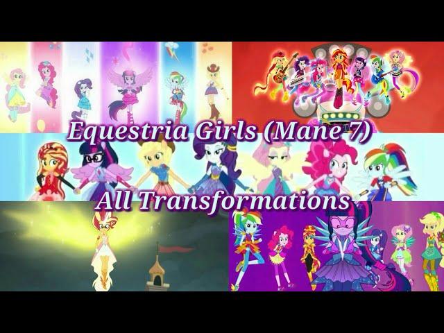 MLP: Equestria Girls - All Transformations [Part 1]