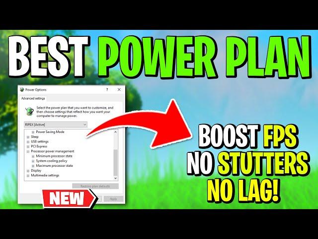 Custom Power Plan For Gaming (Best Power Plan Settings For Gaming)