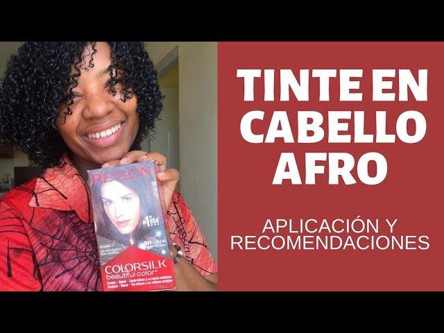 TINTE EN CABELLO AFRO| Aplicación y recomendaciones