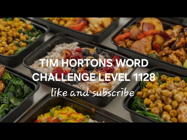 Tim Hortons Word Challenge Level 1128 #timhortons #free #newvideo #subscribe