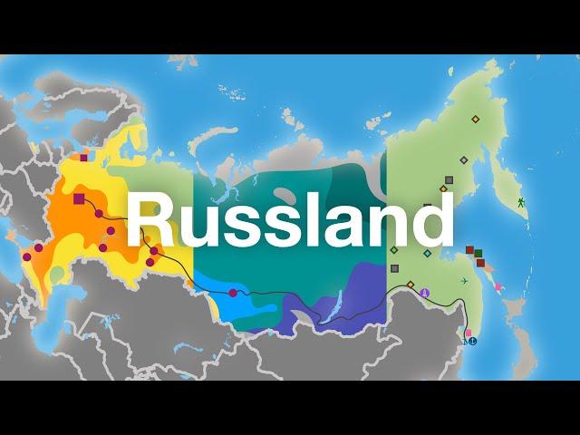 Russland - Überblick in Karten