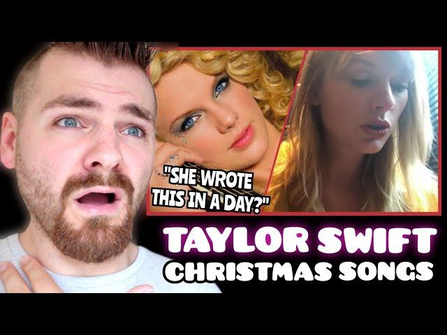 First Time REACTING to Taylor Swift "Christmas Tree Farm" (Old Timey Version) & "Last Christmas"