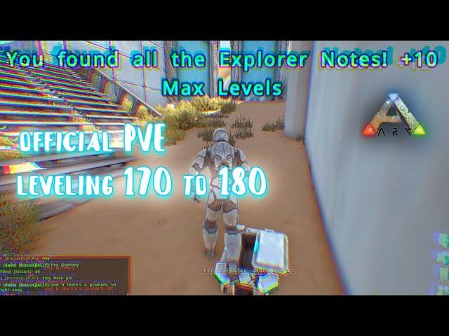 [ARK] Offical How to reach 180 level