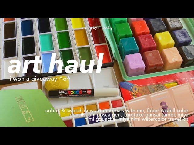 art haul  i won a giveaway from Artillery Philippines  + unboxing & swatching