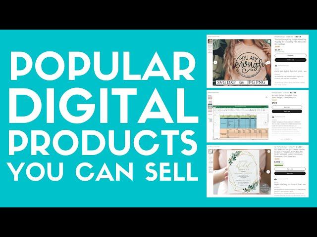 17 Popular Digital Product Ideas To Sell On Etsy To Make Passive Income