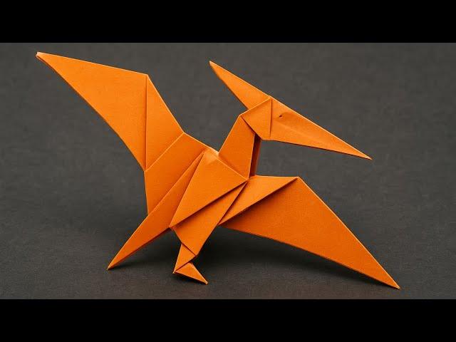 How to Make an Origami Pterodactyl | Easy Paper Dinosaur Tutorial