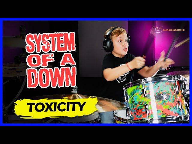 9-year-old plays Toxicity by System of a Down