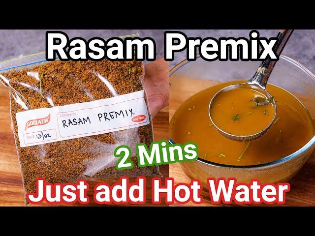 2 Mins Rasam - Just Add Hot Water | Healthy, Tasty Rasam for Travel or Hostel | Instant Rasam Premix