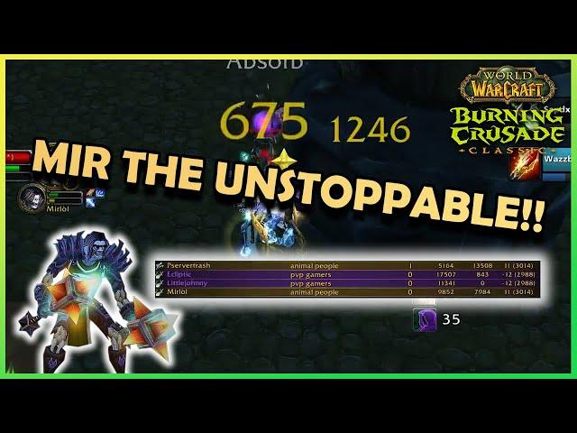 Mir the UNSTOPPABLE ROGUE in TBC ARENA!! | Daily Classic WoW Highlights #227 |