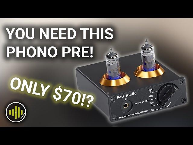 Fosi Audio Box X2 Phono Preamp Review - Tube Pre Only $70!?