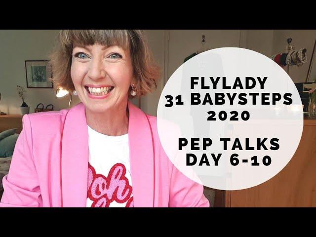 Flylady 31 Babysteps for Beginners! 2020 Instagram series (Days 6-10)