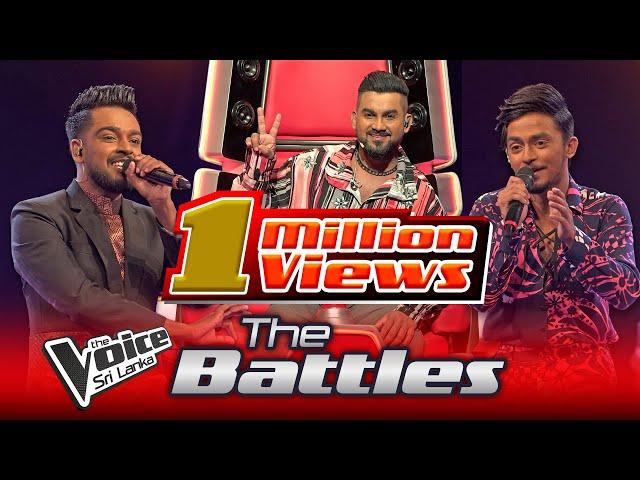 Samya & Naveen | Rathu Hatte Palal Madi (රතු හැට්ටේ පළල් මදි) | The Battles | The Voice Sri Lanka