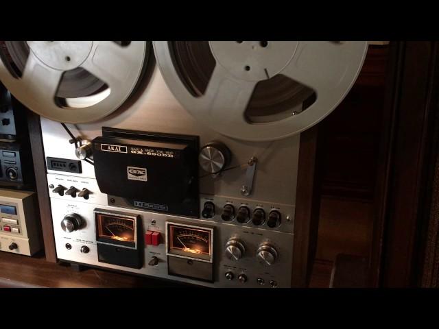 Akai GX-600DB 10.5" Reel to Reel Demonstartion Video