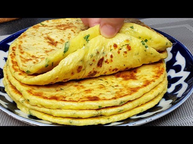 Картофель +Мука и Зелень ‼ВКУСНЕЕ ВСЯКИХ ЧЕБУРЕКОВ!!! КАРТОФЕЛЬНЫЕ ЛЕПЁШКИ НА СКОВОРОДЕ 