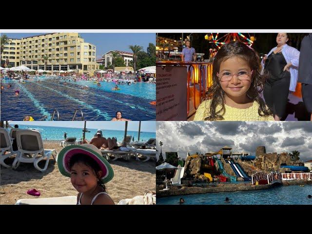 YILIN İKİNCİ TATİLİNDEYİZ | ÇOCUK DOSTU OTEL | OTELİN İÇİNDE LUNAPARK VAR | TATİL VLOG