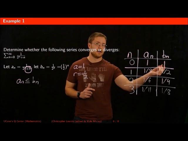 Convergence of Infinite Series: The Comparison Test
