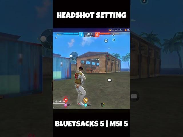 BLUESTACKS 5 | MSI 5 HEADSHOT SETTING  #shorts #bluestacks5 #freefireheadshotsetting #freefire