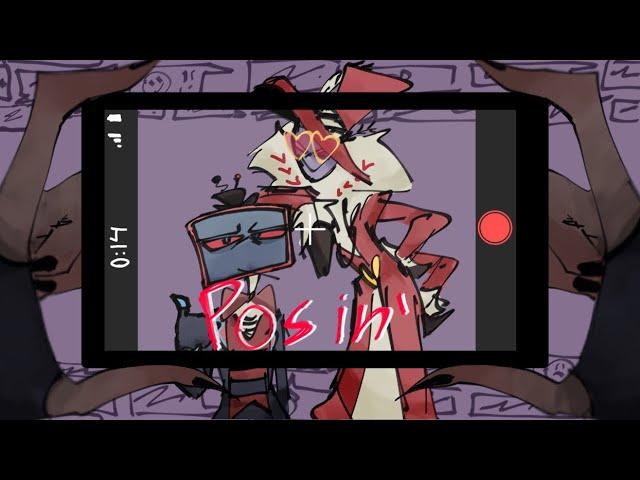 Posin’ animation meme // VoxVal // Hazbin Hotel fan animation