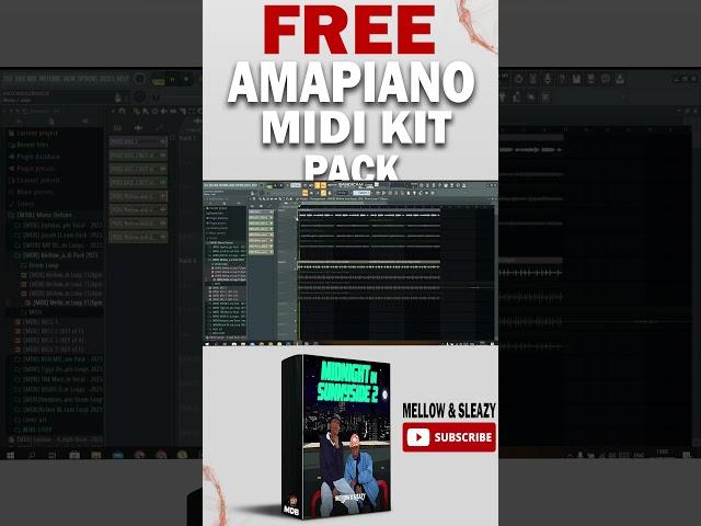 [FREE]Amapiano Midi Pack 2023 | 🪘 | "Mellow & Sleazy" | @Mano_delson_on_the_beat