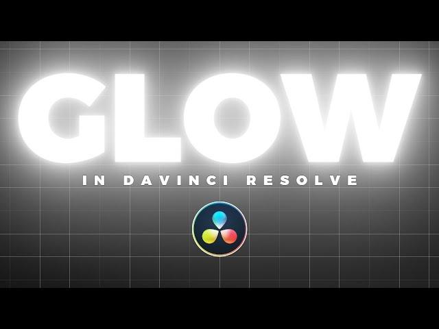 How To Add GLOWING TEXT In Davinci Resolve