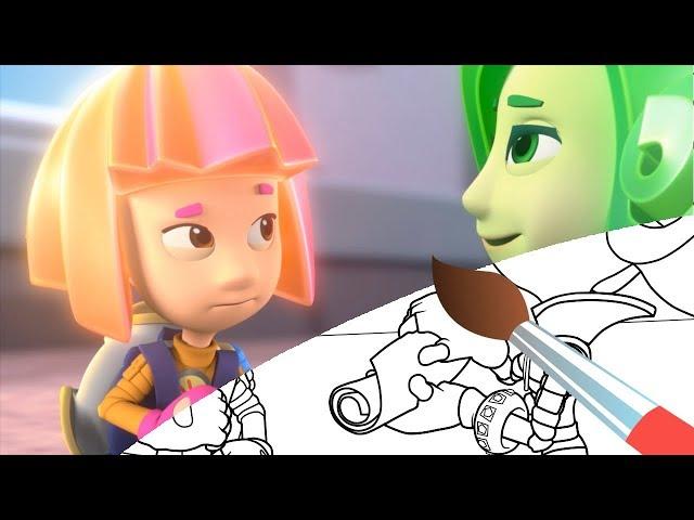 Все Серии - ФИКСИКИ - Сборник 3 Раскраски с Фиксиками - Funny Kids Cartoons