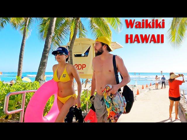 HAWAII PEOPLE  2 Hours+ Walking Tour Waikiki, Hilton Hotel, Beach, Kalakaua #vacation  #oahu