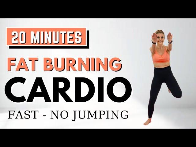 20 Min FAST CARDIO for Weight LossSUPERSONIC TABATA WORKOUTALL STANDINGNO JUMPINGKNEE FRIENDLY