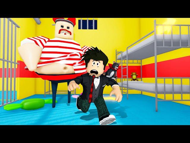 ESCAPE DO POLICIAL DE DOCE | Roblox - Candy Barry's Prison