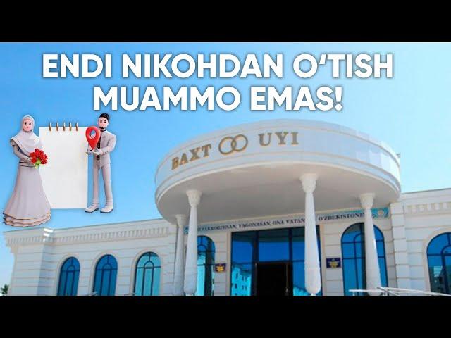 ENDI NIKOHDAN O‘TISH MUAMMO EMAS! - my.gov.uz